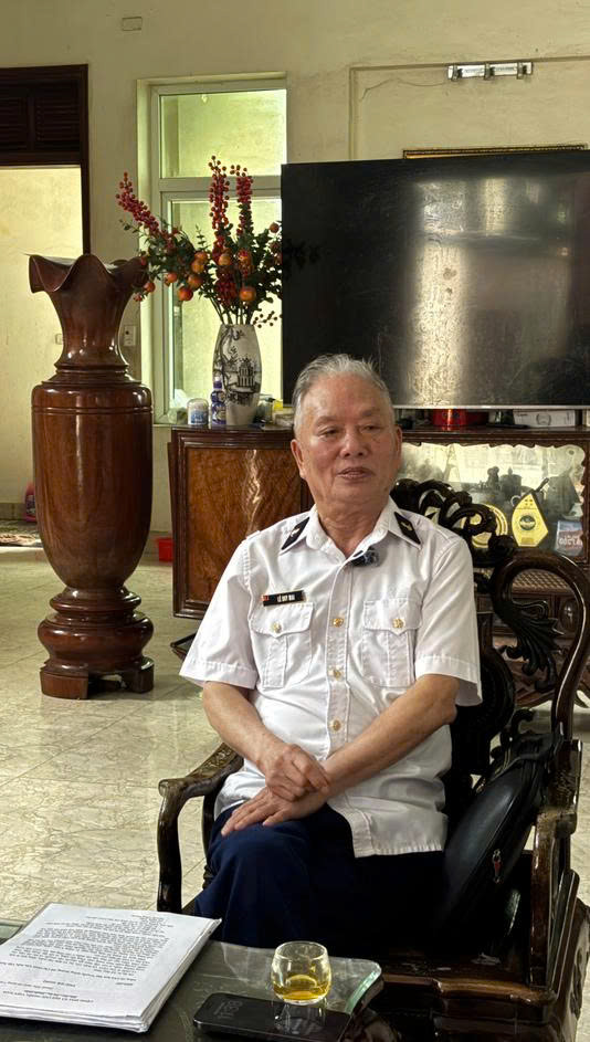 Cựu chiến binh Lê Duy Mai xúc động chia sẻ câu chuyện.
