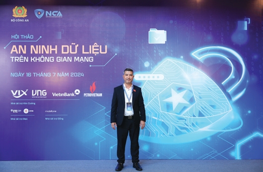 Hội thảo "An ninh dữ liệu trên không gian mạng" ngày 16/7/2024.